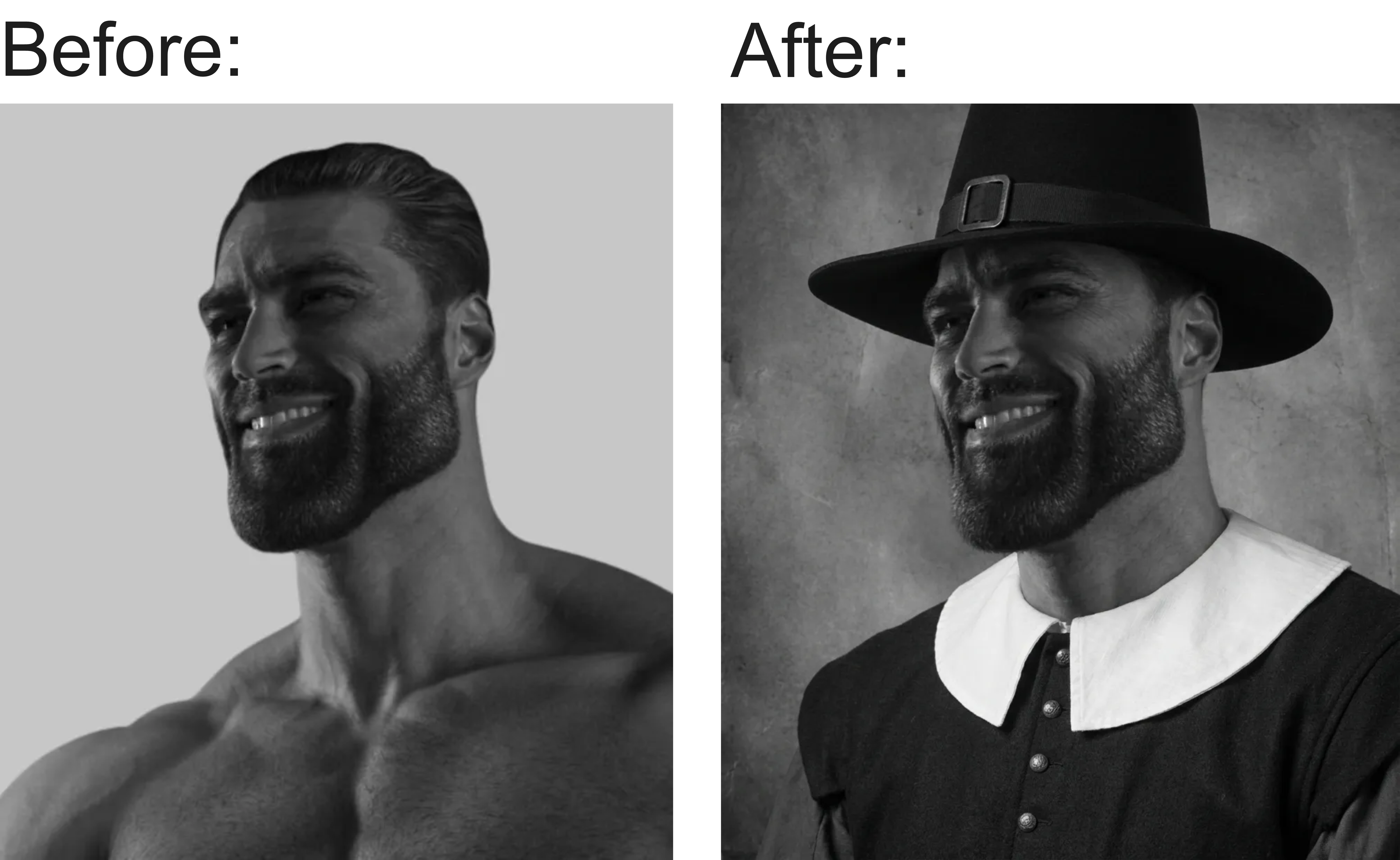 Pilgrim meme maker example